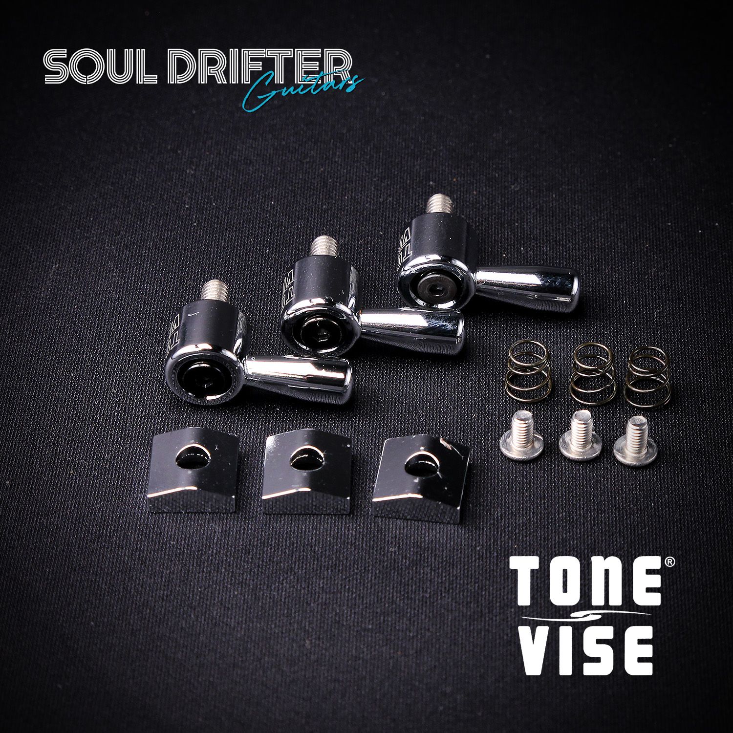 Tone Vise Keyless Nut Locks - Chrome