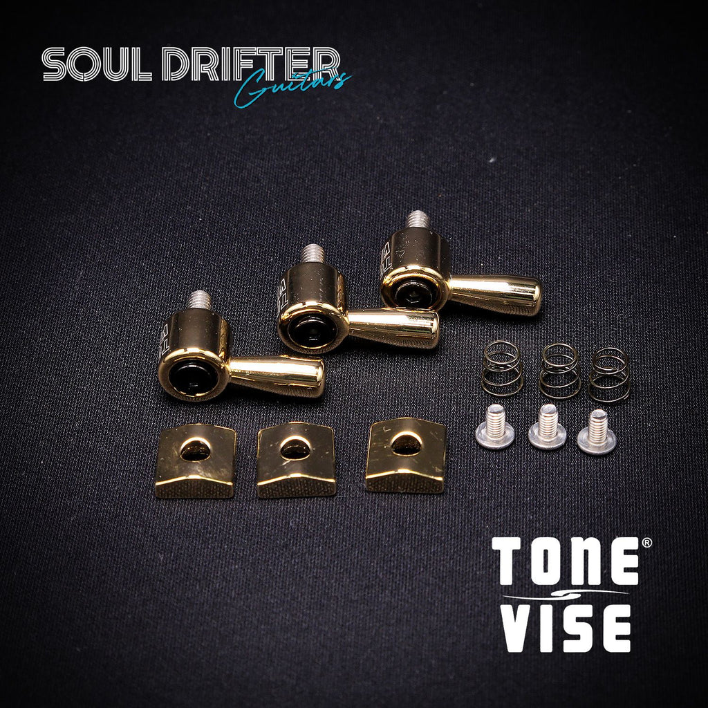 Tone Vise Keyless Nut Locks - Gold