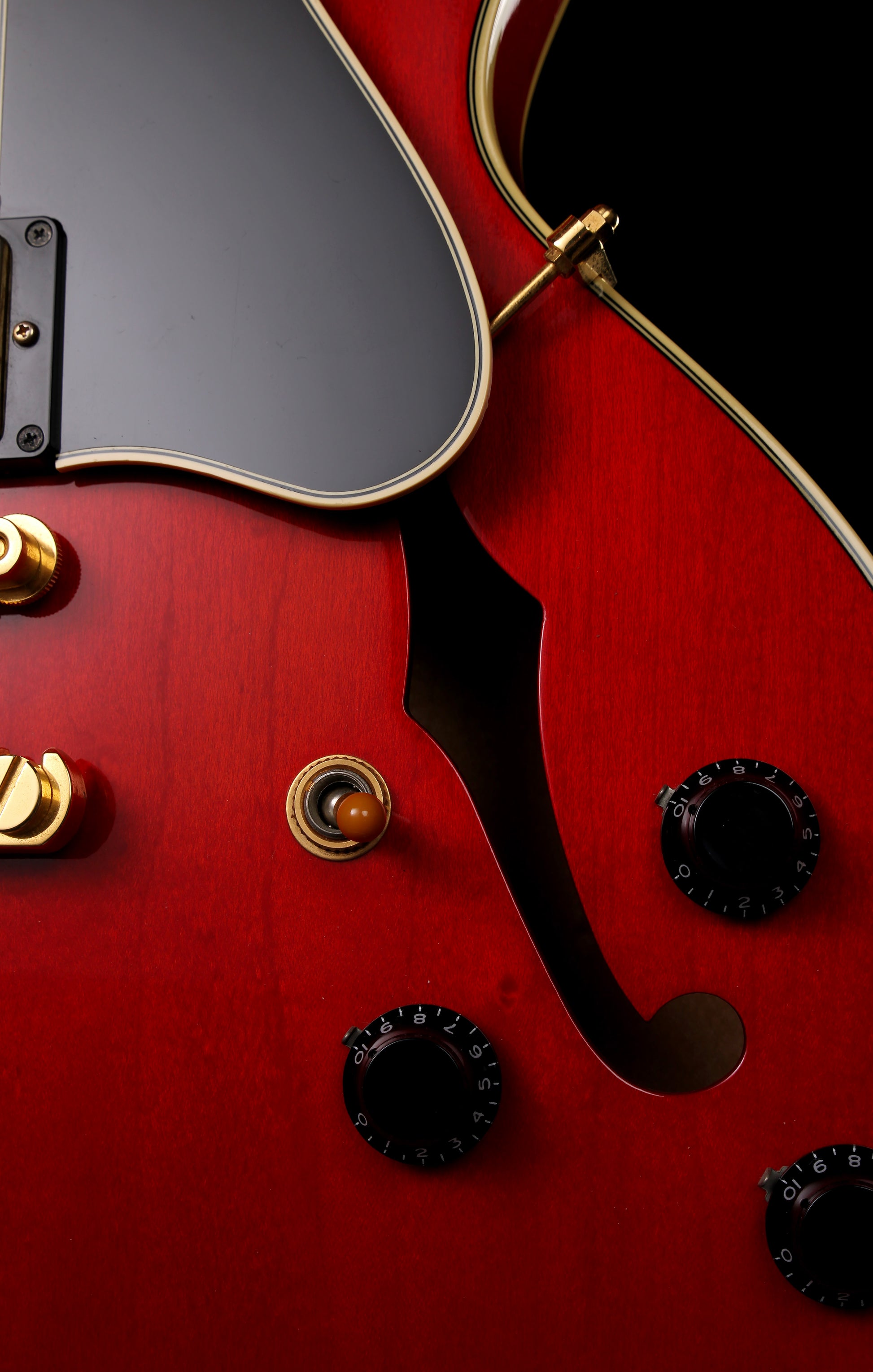 VG KTR-ES CST ES-335 Cherry with Gold Hardware