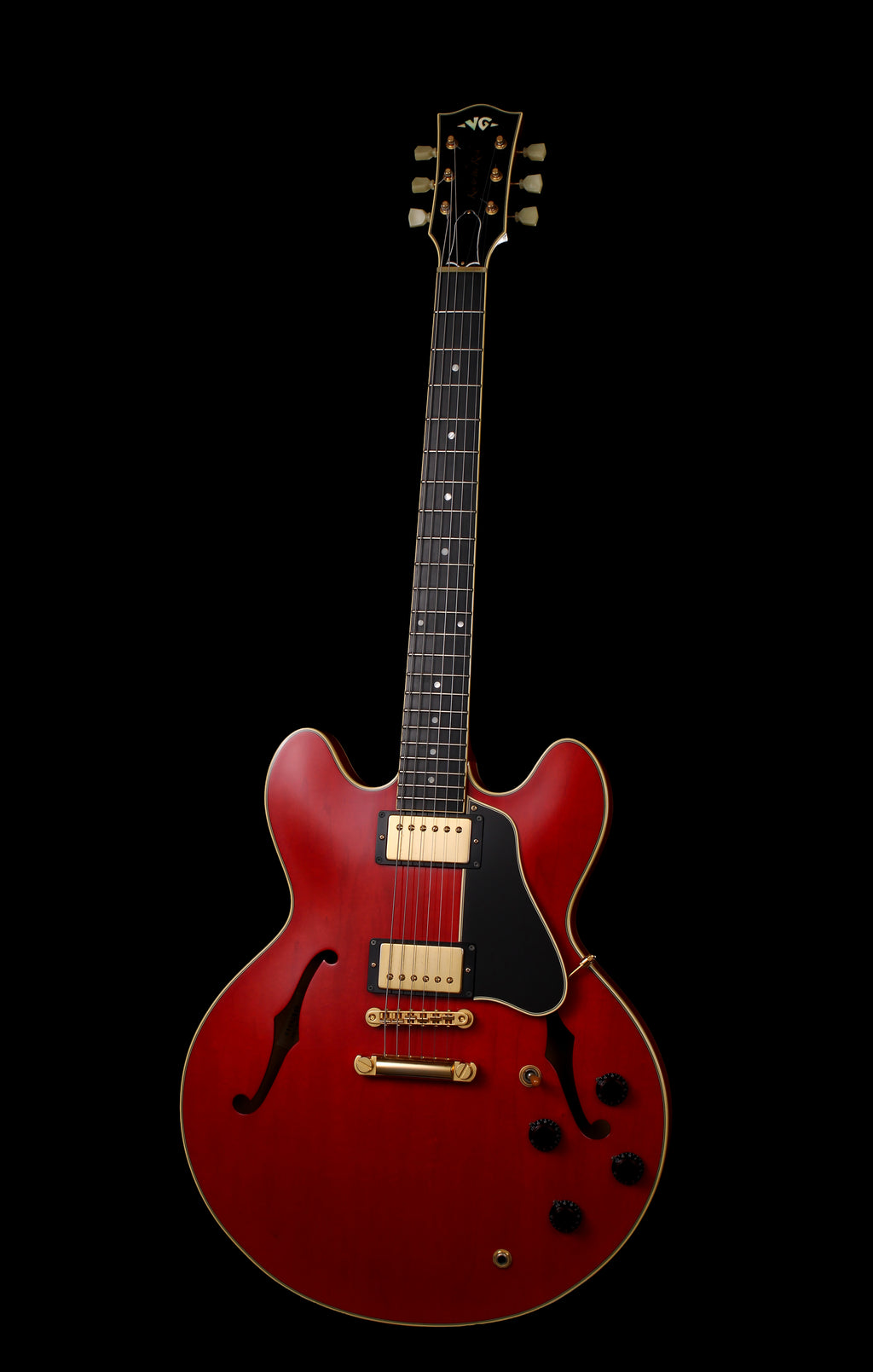 VG KTR-ES CST ES-335 Cherry with Gold Hardware