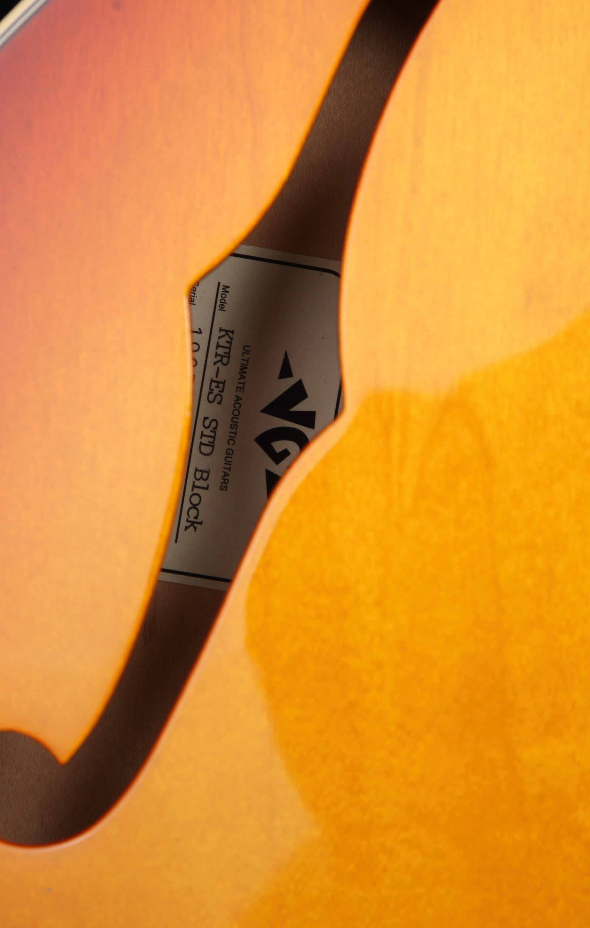 VG KTR-ES STD Key To The Rock ES-335 Semi-Hollow Cherry Sunburst