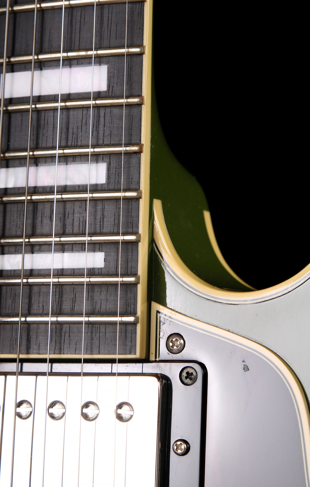 VG KTR-ES STD Key To The Rock ES-335 Semi-Hollow Olive Drab Green