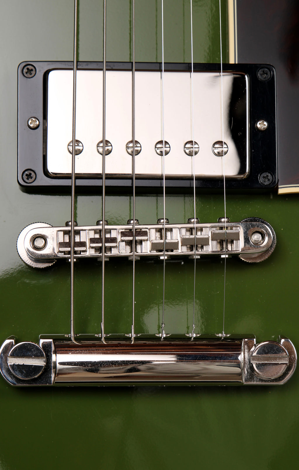 VG KTR-ES STD Key To The Rock ES-335 Semi-Hollow Olive Drab Green