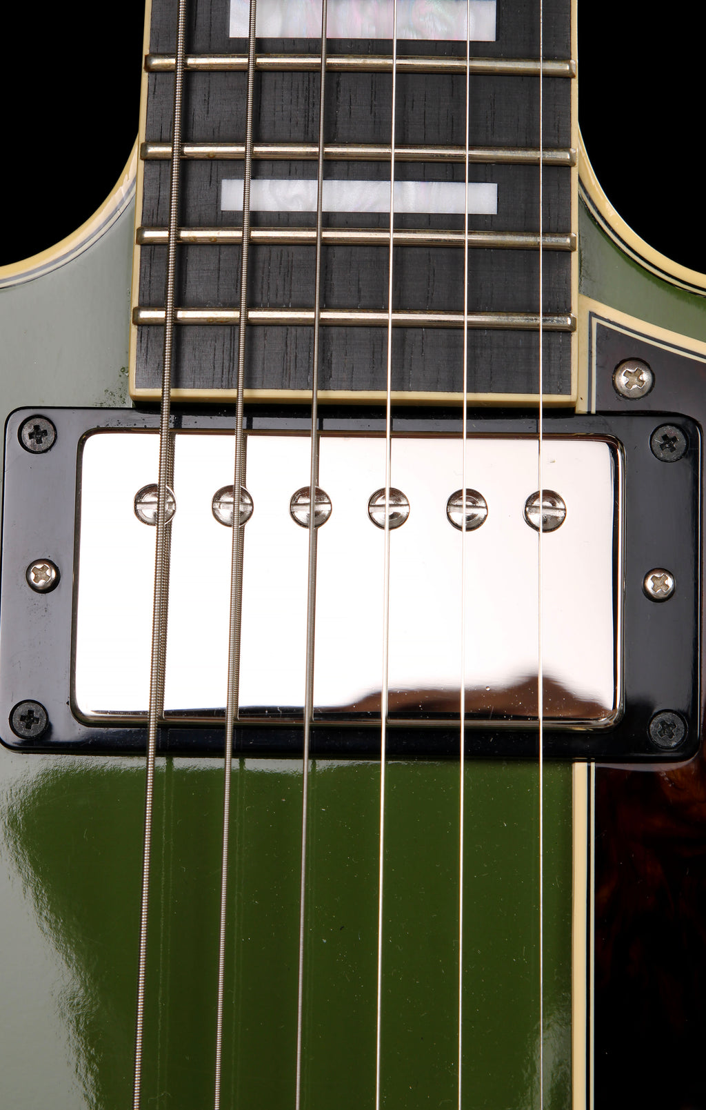 VG KTR-ES STD Key To The Rock ES-335 Semi-Hollow Olive Drab Green