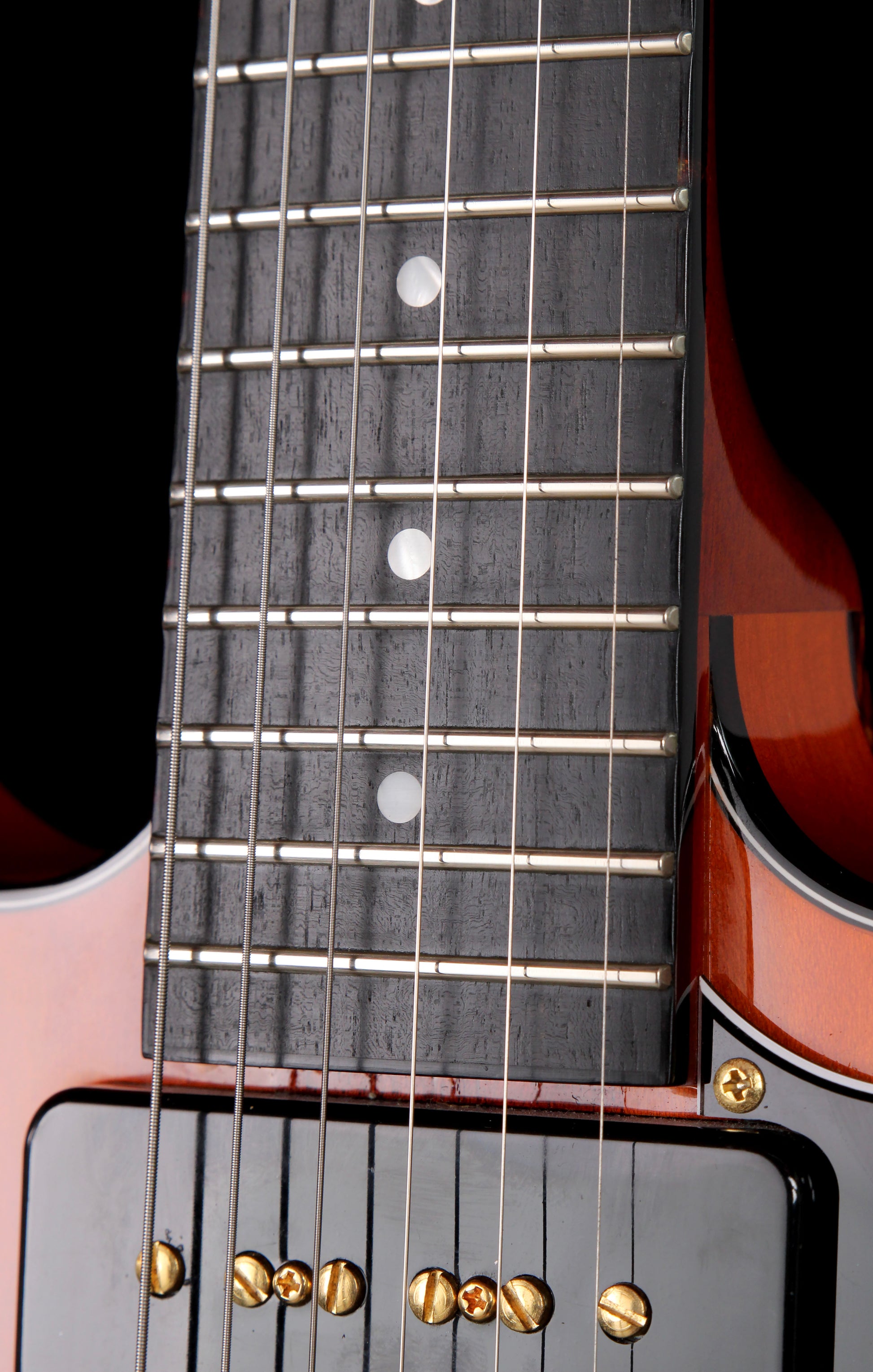 VG VG-SH-90 Semi-Hollow MIJ Transparent Amber Seymour Duncan P-90s
