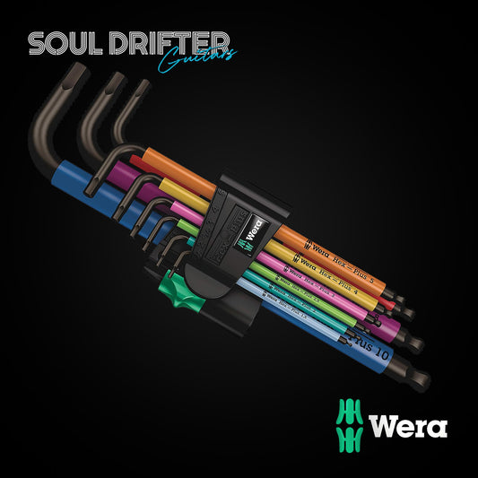 Wera 950/9 Hex-Plus Multicolour L-Key Set Metric 9 Pce