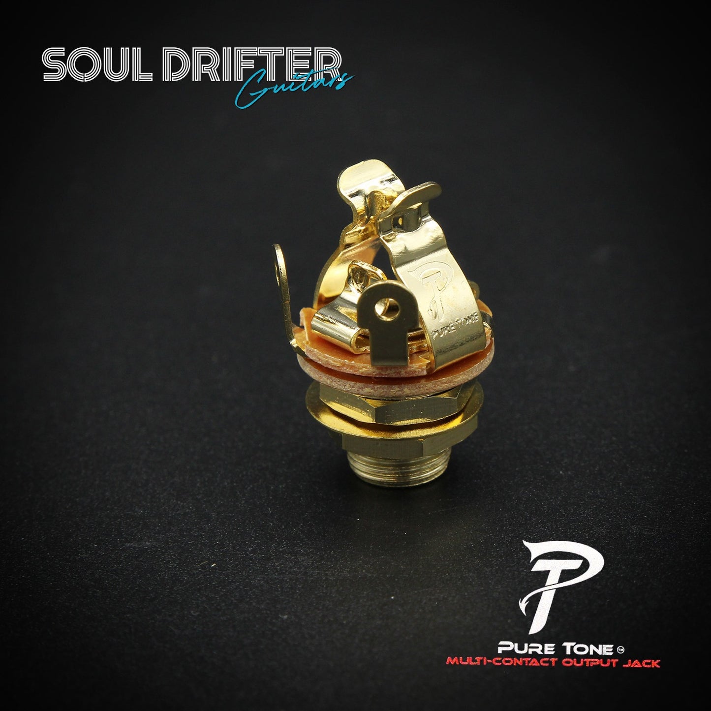 Pure Tone MONO Multi-Contact 1/4″ Output Jack - Gold