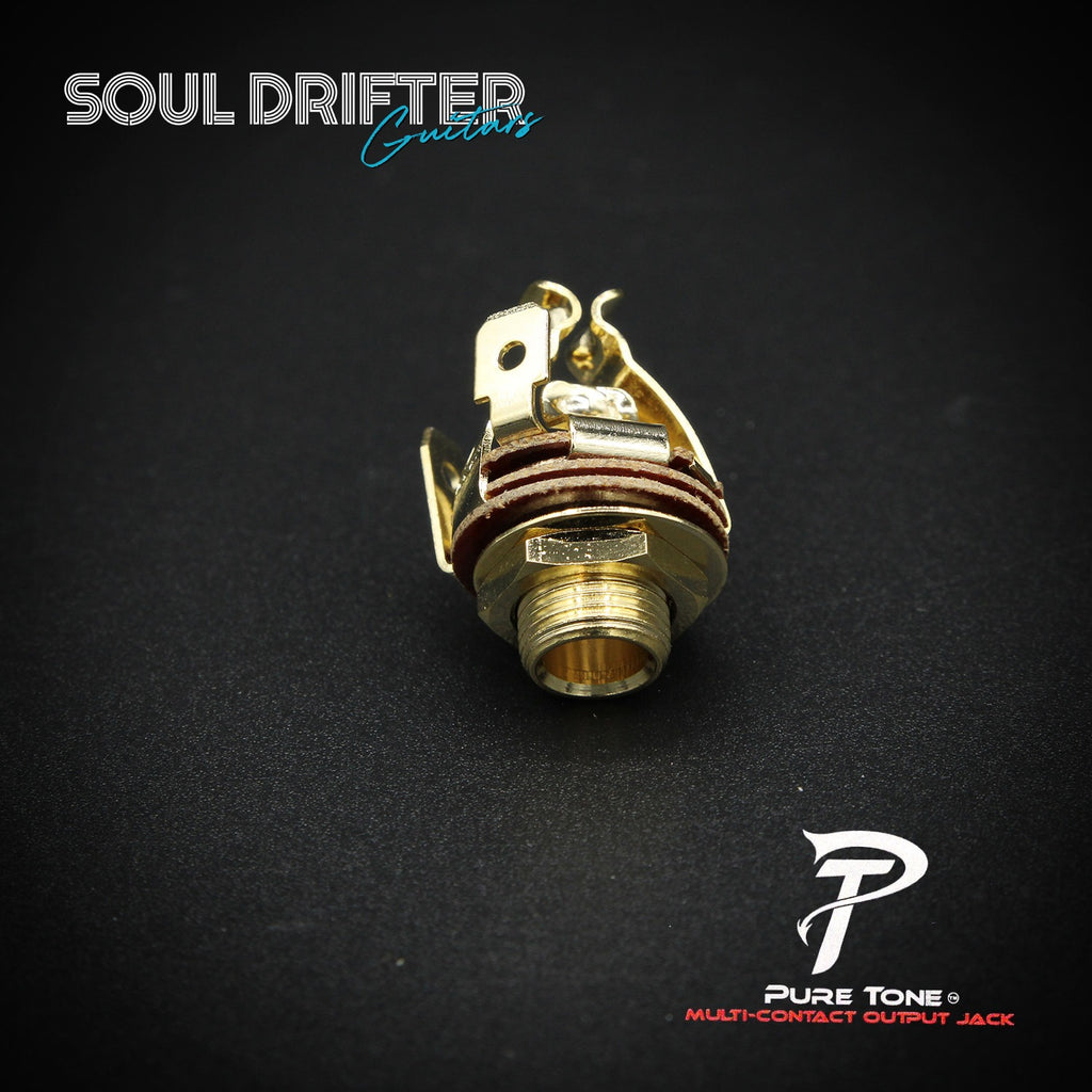 Pure Tone STEREO Multi-Contact 1/4″ Output Jack - Gold