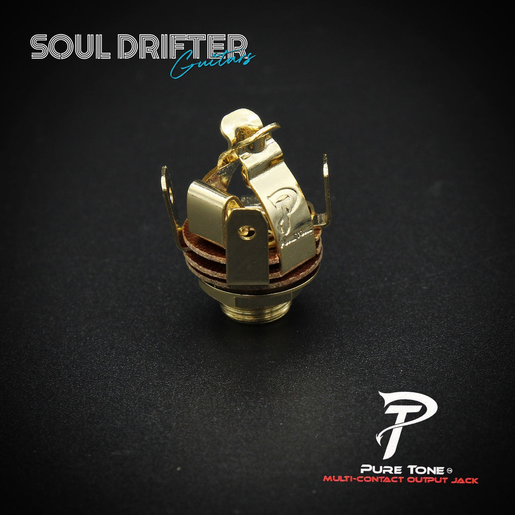 Pure Tone STEREO Multi-Contact 1/4″ Output Jack - Gold