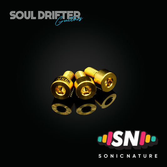 Sonic Nature GR5 Titanium Nut Clamp Screws - Gold
