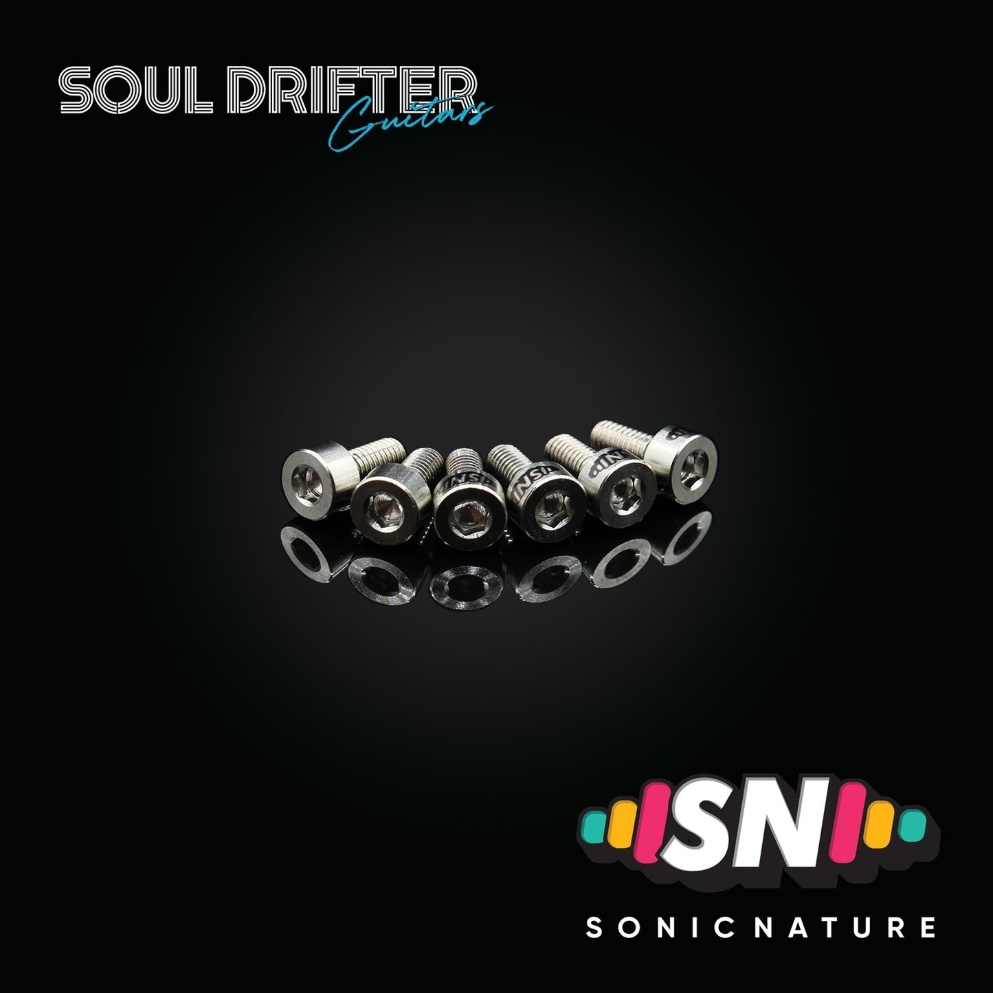 Sonic Nature GR5 Titanium Saddle Screws - Natural