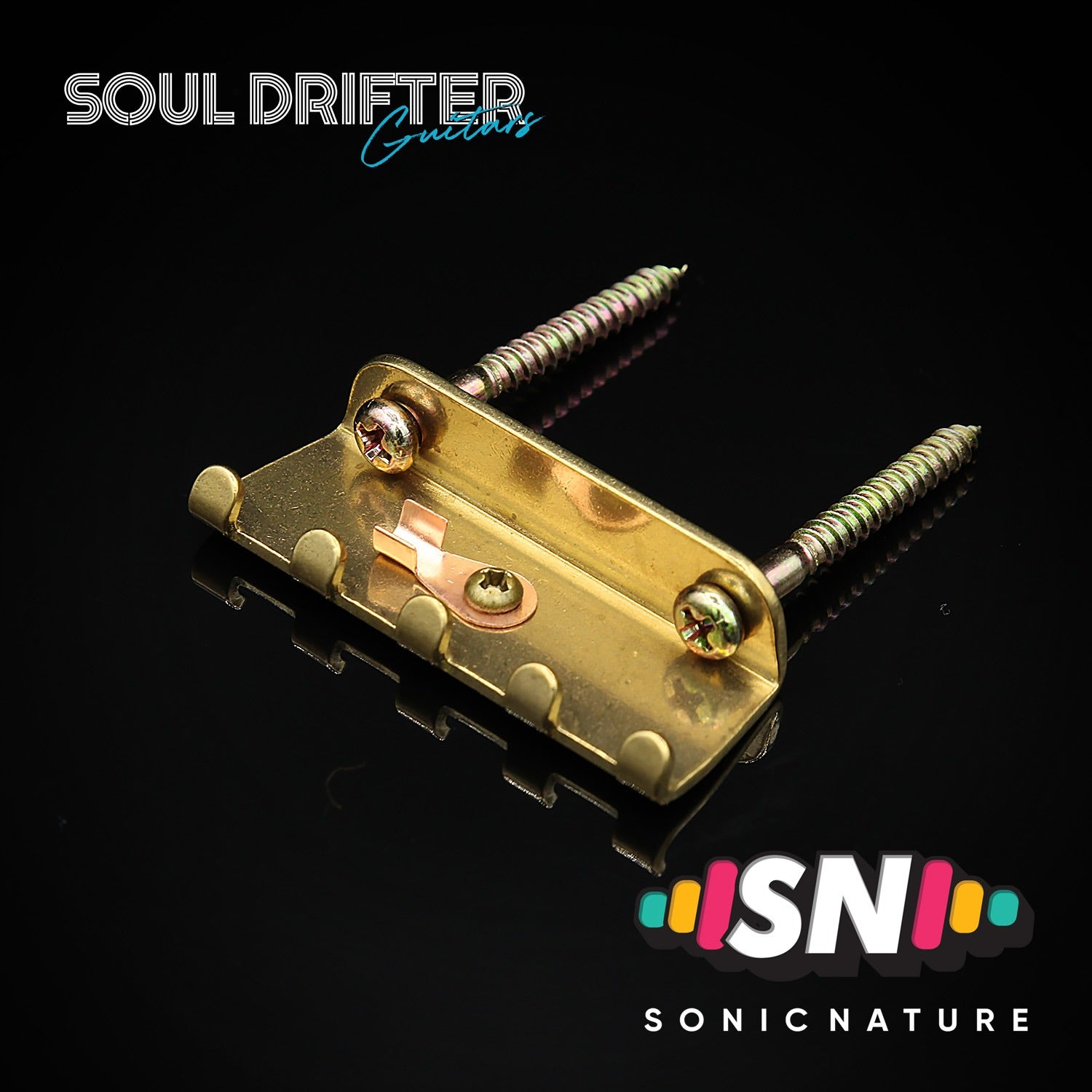 Sonic Nature Brass Spring Claw with Brass Screws