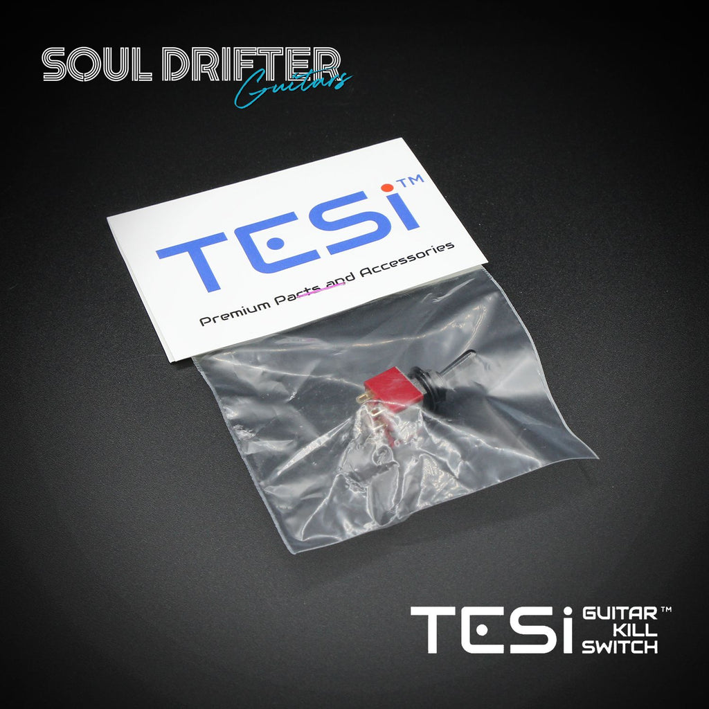 Tesi Dual TOPO 6MM Mini Toggle Switch DPDT - Black