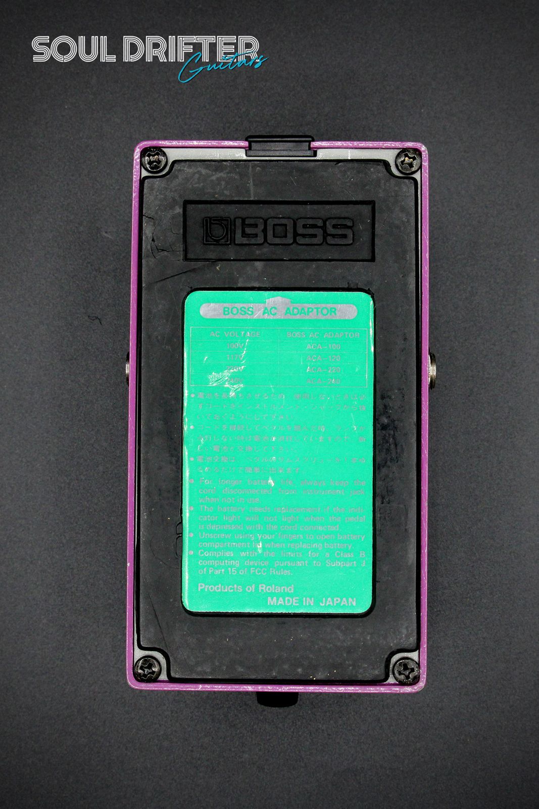 Boss BF-2 Flanger (Made in Japan, Green Label)