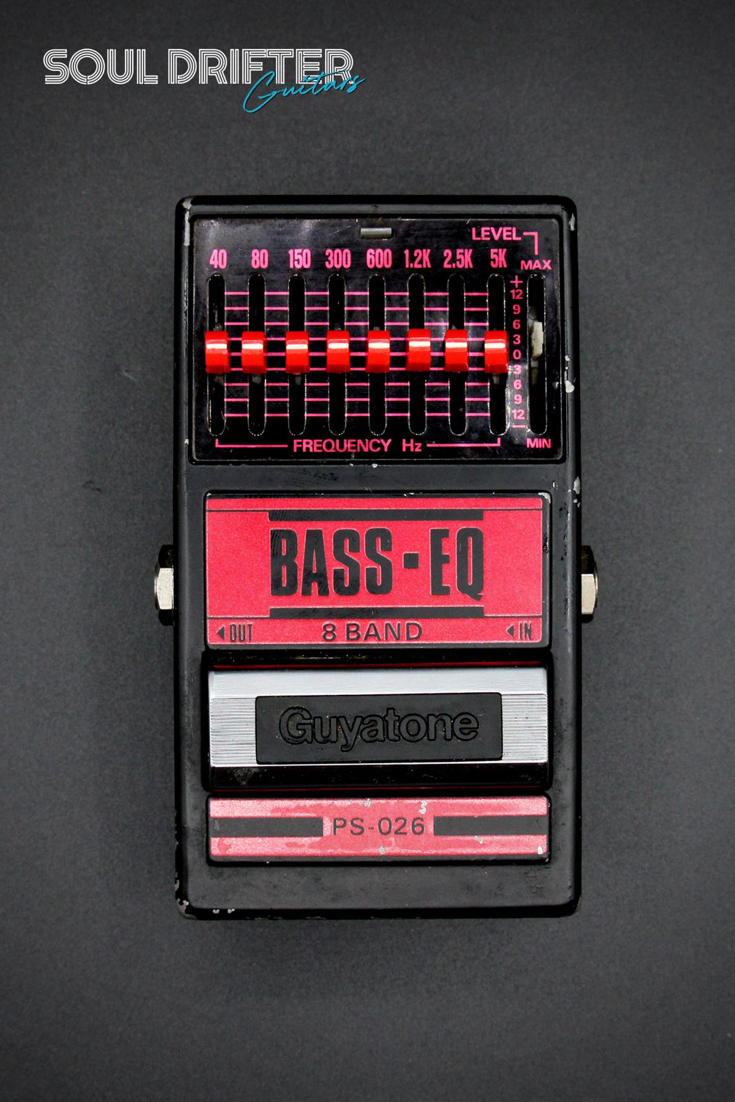 Guyatone PS-026 8-Band Bass EQ (Made in Japan, Blem)