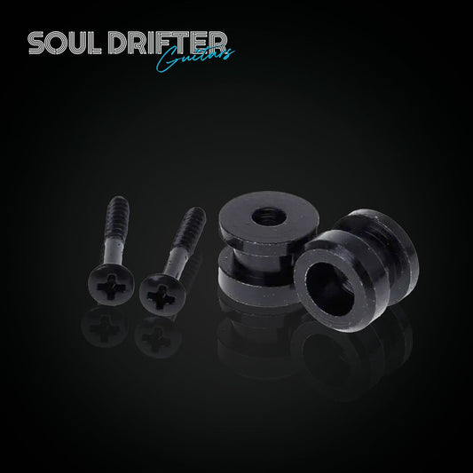 Schaller Style Strap Lock Buttons - Black