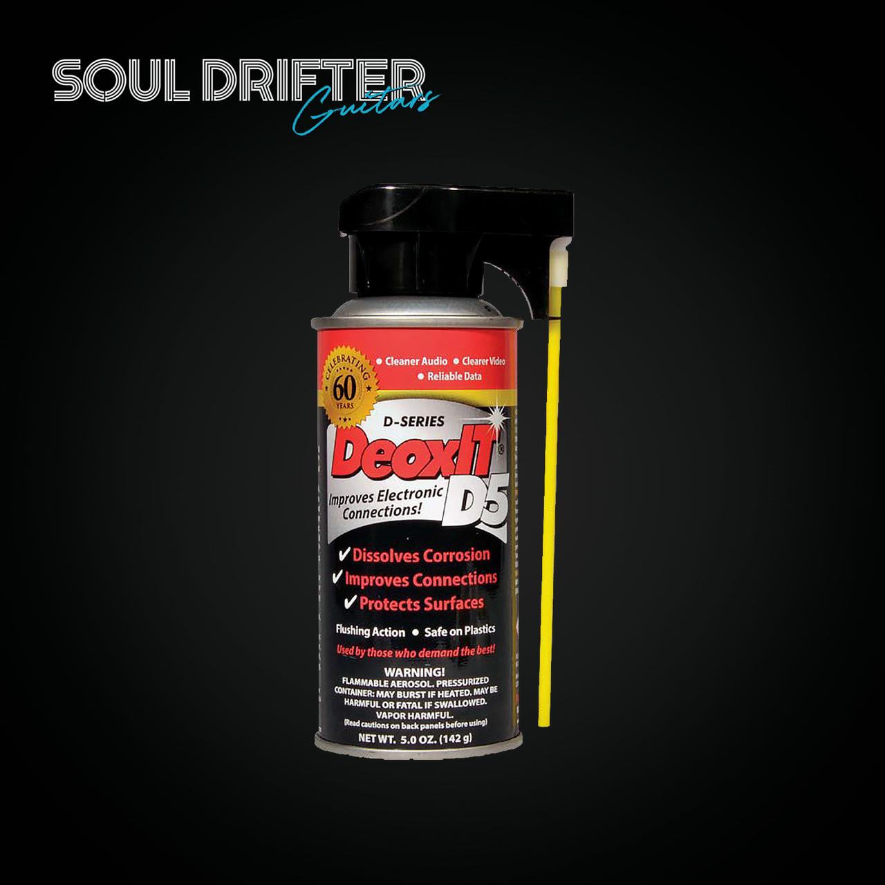 CAIG DeOXIT D5 D5S-6 Contact Cleaner Spray 142g - Volume/Tone Pot Cleaner and more...