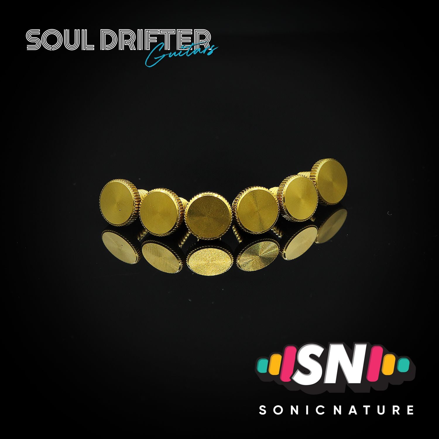 Sonic Nature GR5 Titanium Fine-Tuning Screws - Gold