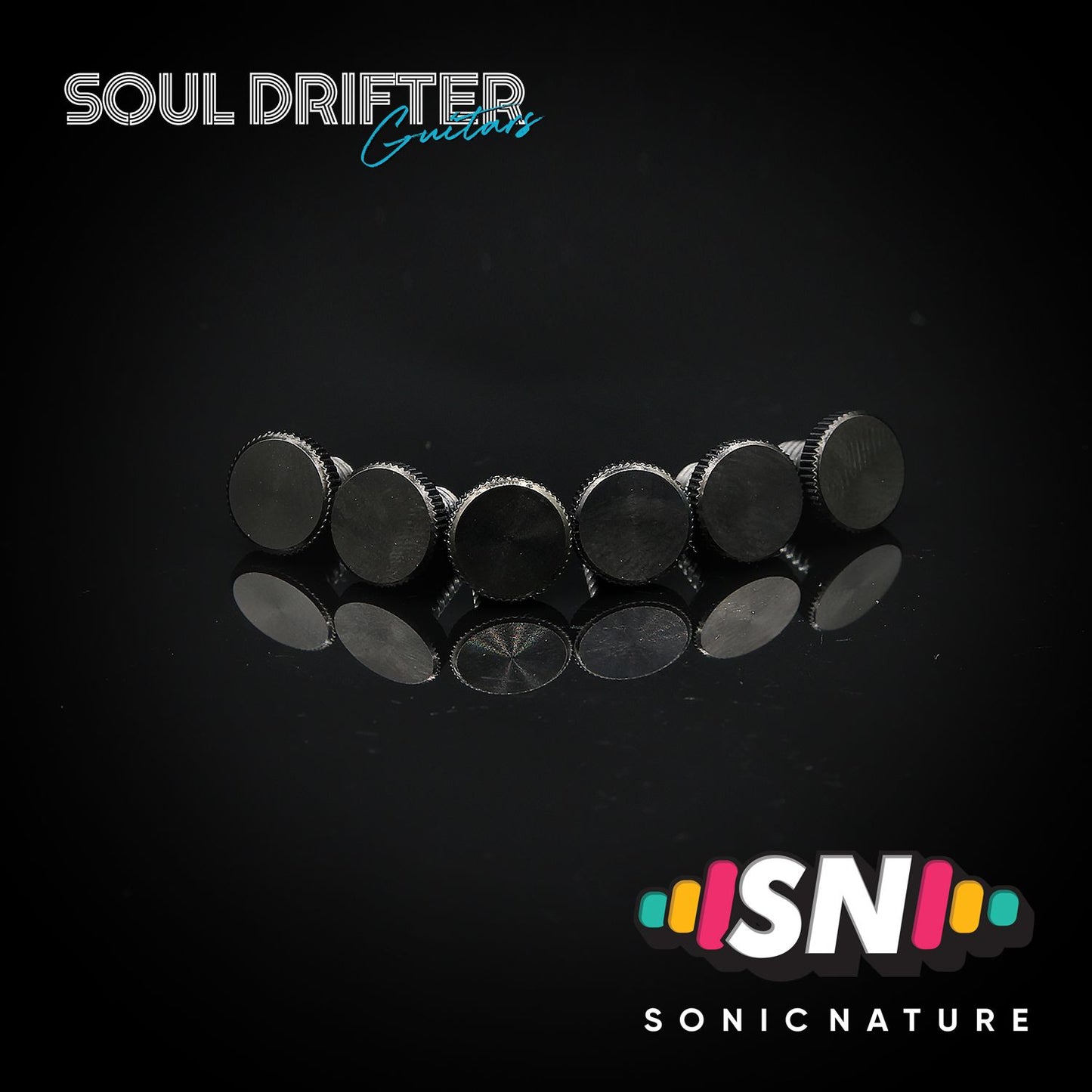 Sonic Nature GR5 Titanium Fine-Tuning Screws - Black