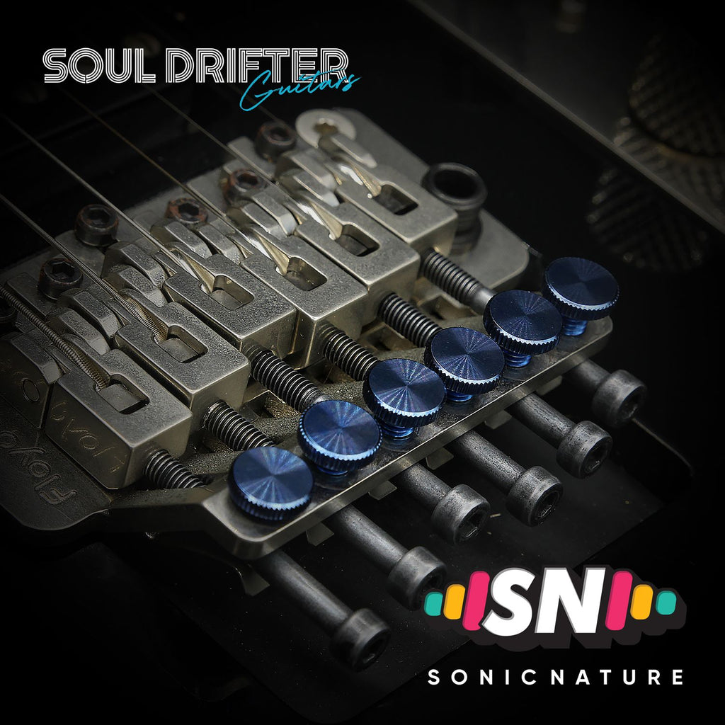 Sonic Nature GR5 Titanium Fine-Tuning Screws for Floyd - Midnight Blue