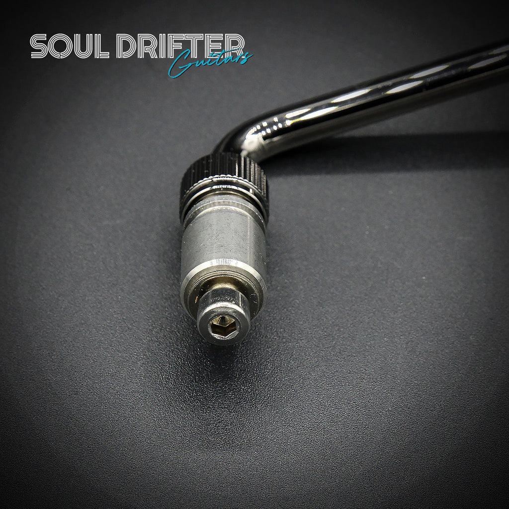 FR Style Screw-In Tremolo Arm (Choose Hand) - Black Nickel