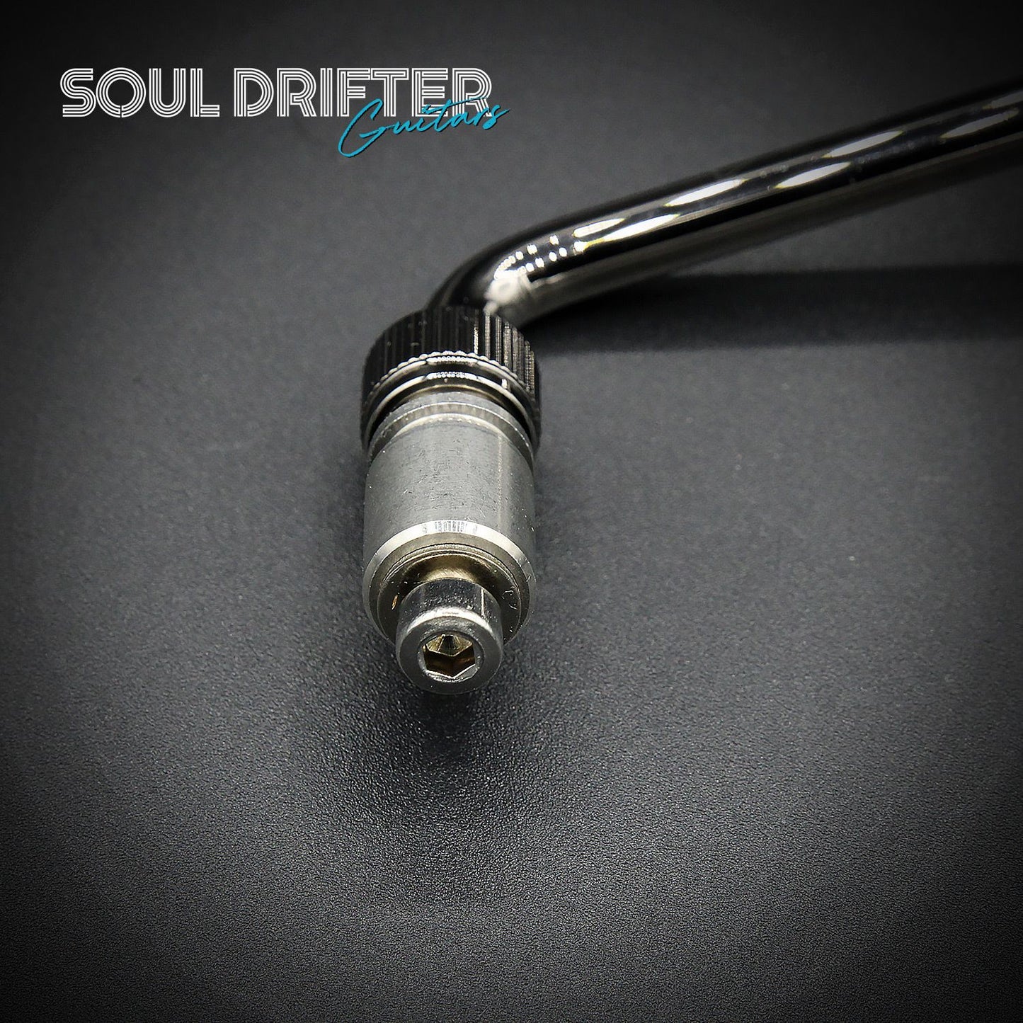 FR Style Screw-In Tremolo Arm (Choose Hand) - Black Nickel