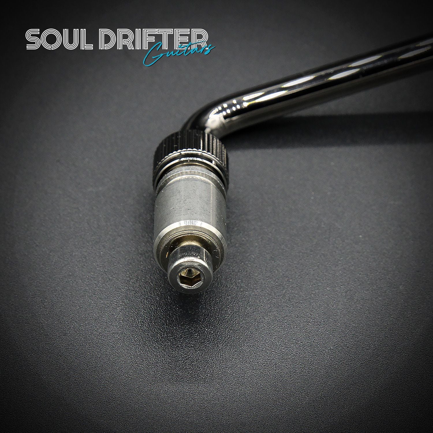 FR Style Screw-In Tremolo Arm (Choose Hand) - Black Nickel