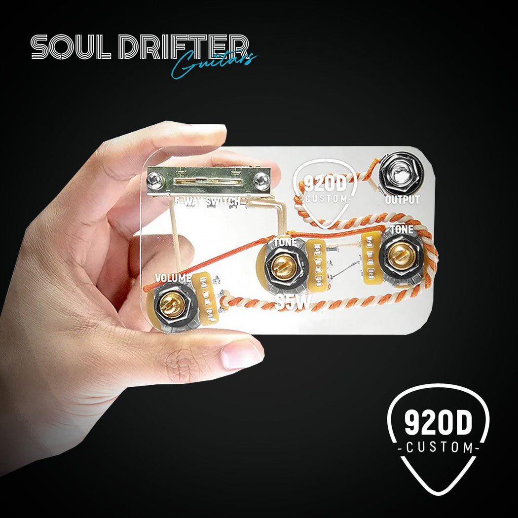 920D Strat® 5-Way Wiring Harness Upgrade - S5W – Soul Drifter Guitars