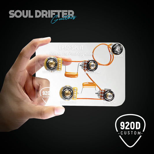 920D Les Paul® Wiring Harness Upgrade With Coil Split Mod - LP50-SPLIT
