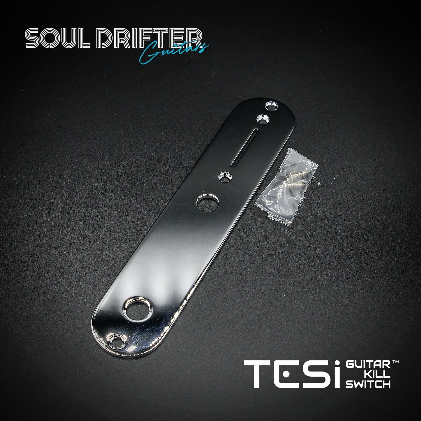Tesi Telecaster Control Plate - Chrome