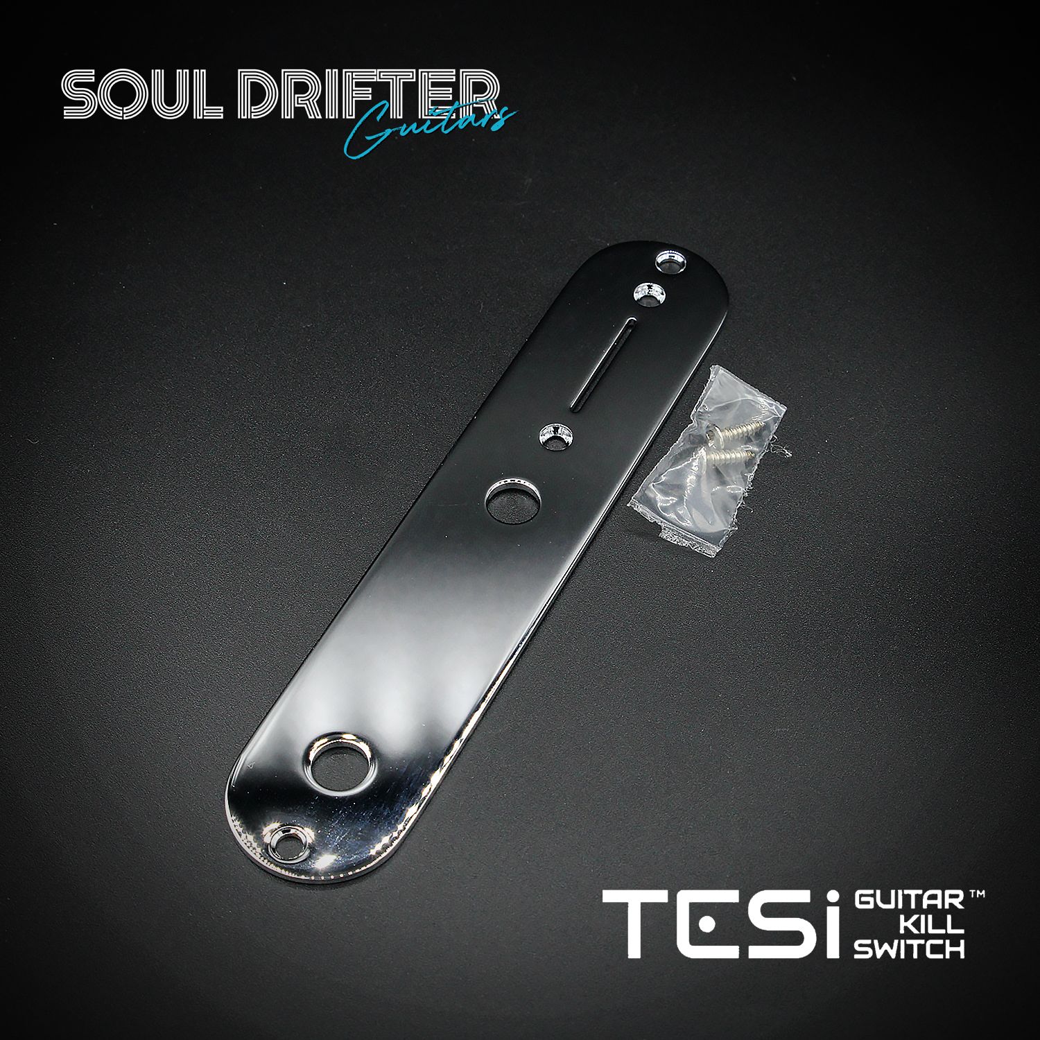 Tesi Telecaster Control Plate - Chrome