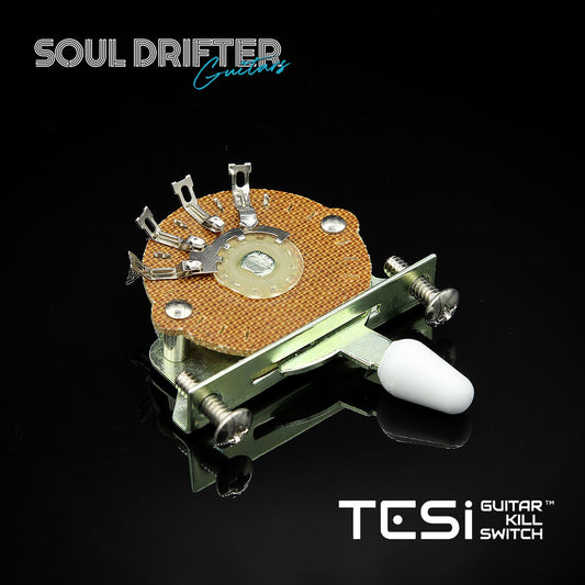 Oak 5-Way Strat Pickup Selector - White Tip