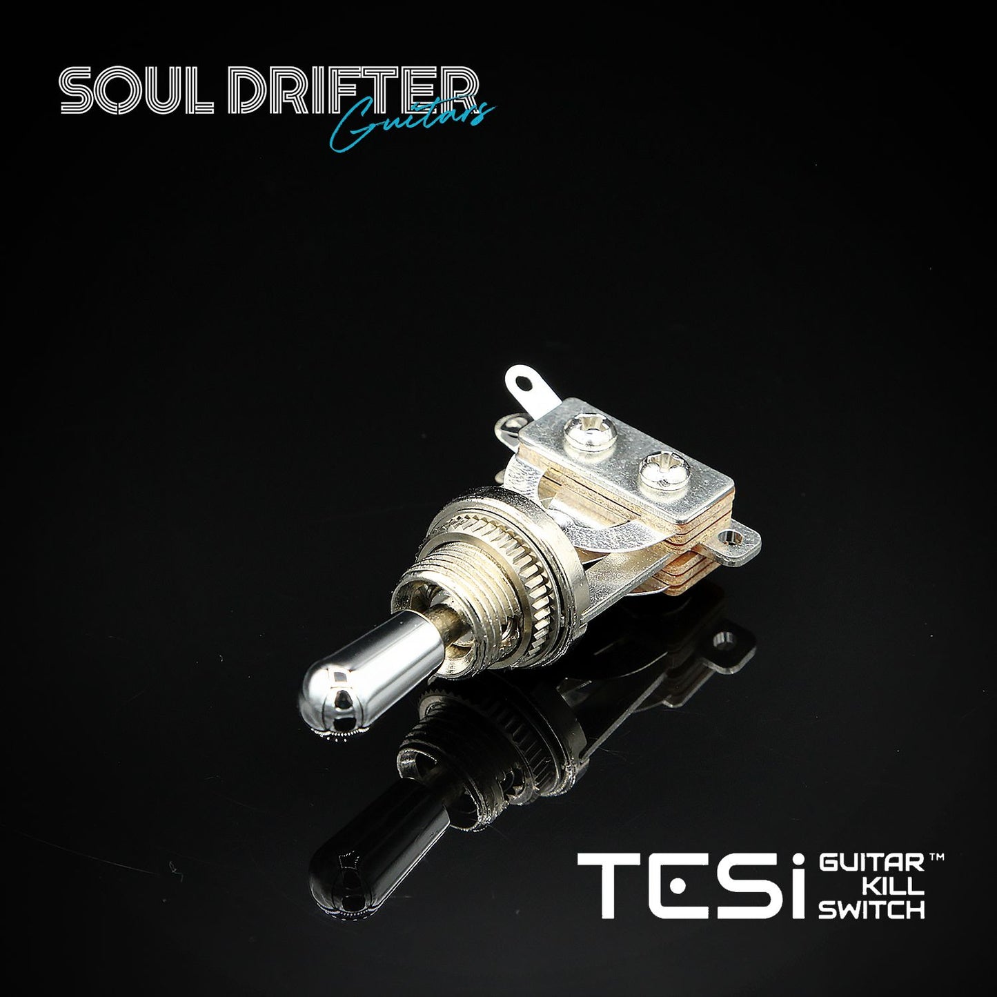 Tesi Premium 3-Way Les Paul Toggle Pickup Selector Switch - Chrome