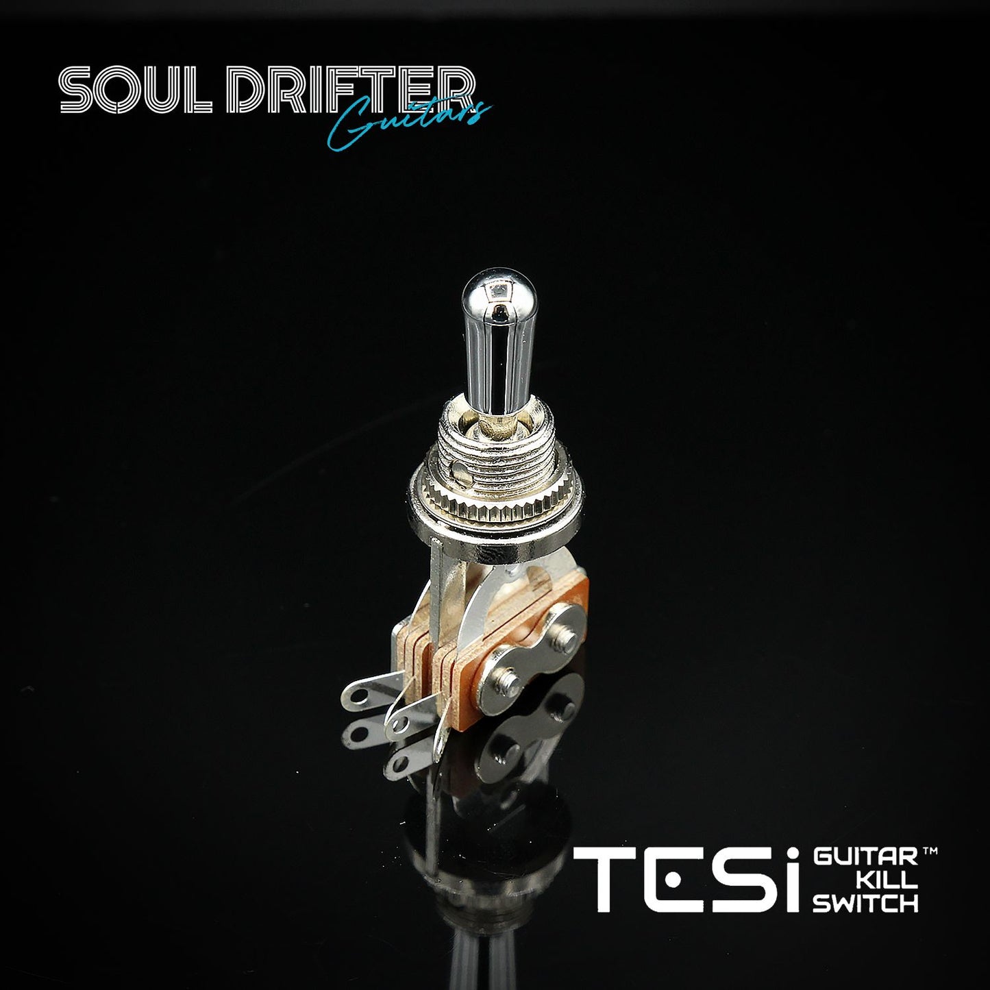 Tesi Premium 3-Way Les Paul Toggle Pickup Selector Switch - Chrome