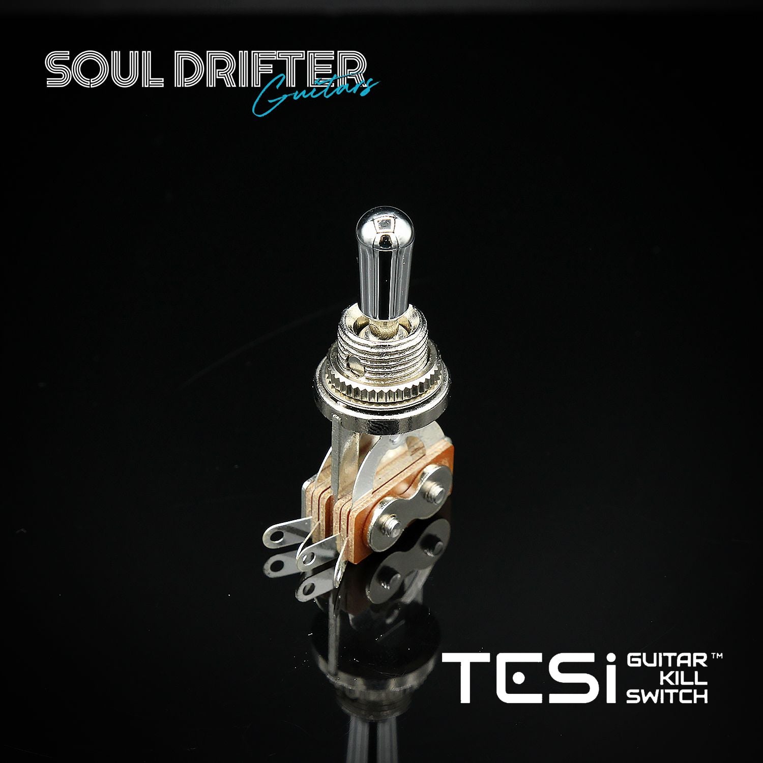 Tesi Premium 3-Way Les Paul Toggle Pickup Selector Switch - Chrome
