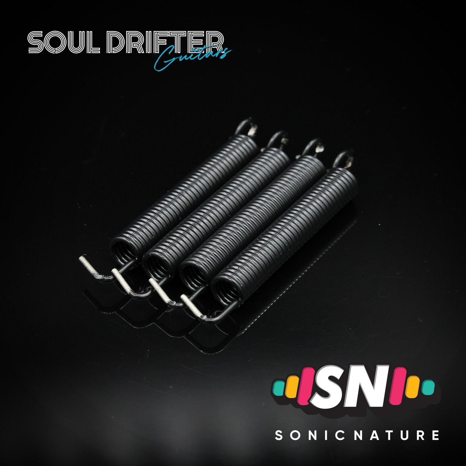 Sonic Nature NO-NOISE Tremolo Springs (4) - Black