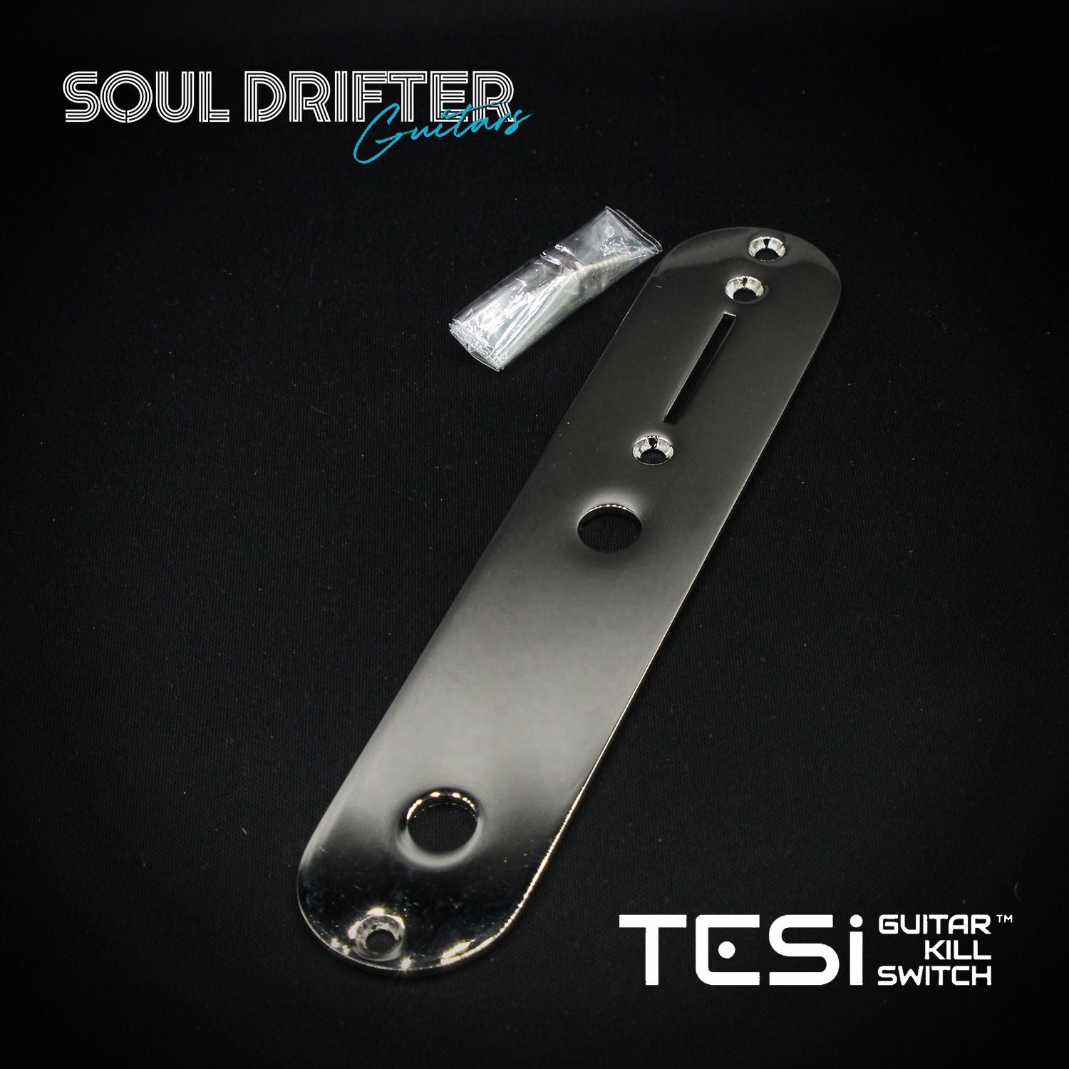 Tesi Telecaster Control Plate - Nickel