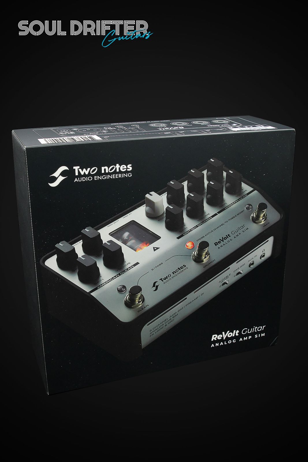 Two Notes Amp Sim Two Notes Revolt Guitar 3 Channel All-Analogue Guitar Amp Simulator ...