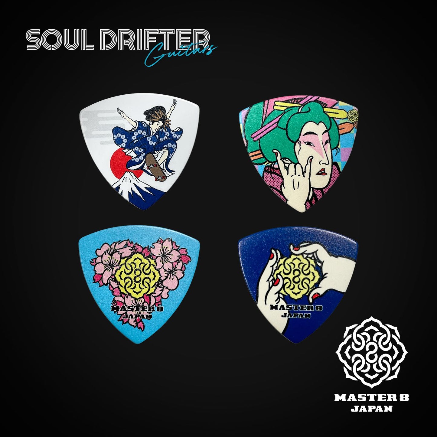MASTER 8 JAPAN x NAO YOSHIHARA Collaboration Pick Pack – Triangle / 1.0mm