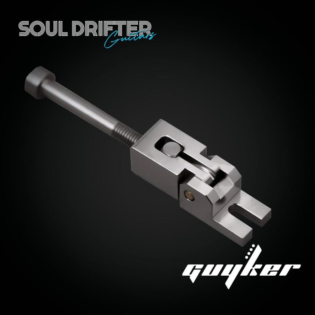 Guyker FR-SUS 6ps Steel Bridge Saddles - Compatible with Floyd Rose FR Tremolo System - Chrome
