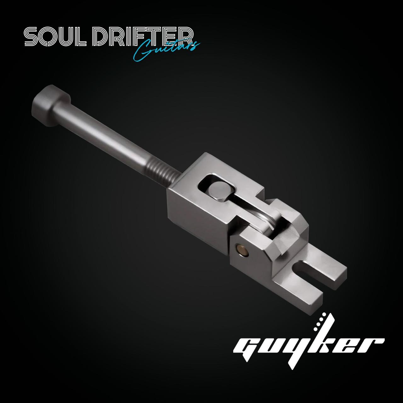 Guyker FR-SUS 6ps Steel Bridge Saddles - Compatible with Floyd Rose FR Tremolo System - Chrome
