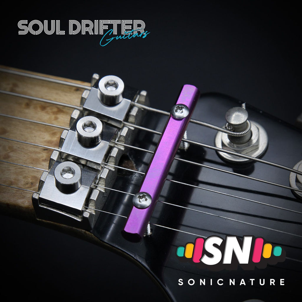 Sonic Nature GR5 Titanium String Retainer - Purple – Soul Drifter Guitars