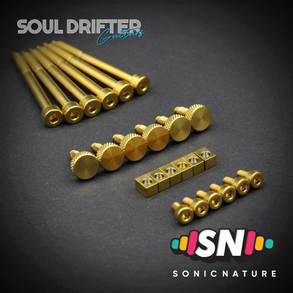 Sonic Nature GR5 Titanium Bridge Hardware Pack for GE1996T - Gold