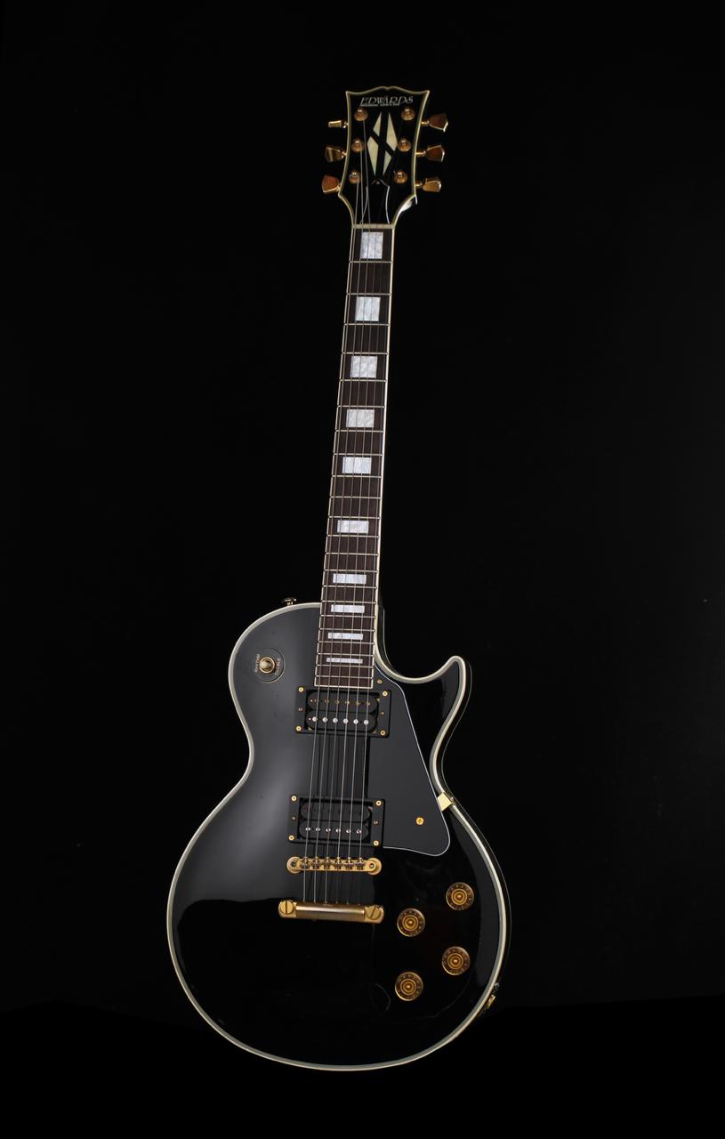 EDWARDS PROFESSIONAL GUITAR＆BASS ESP ESP Edwards HR8-FX Black Satin 8-String Electric Guitar - Musamaailma