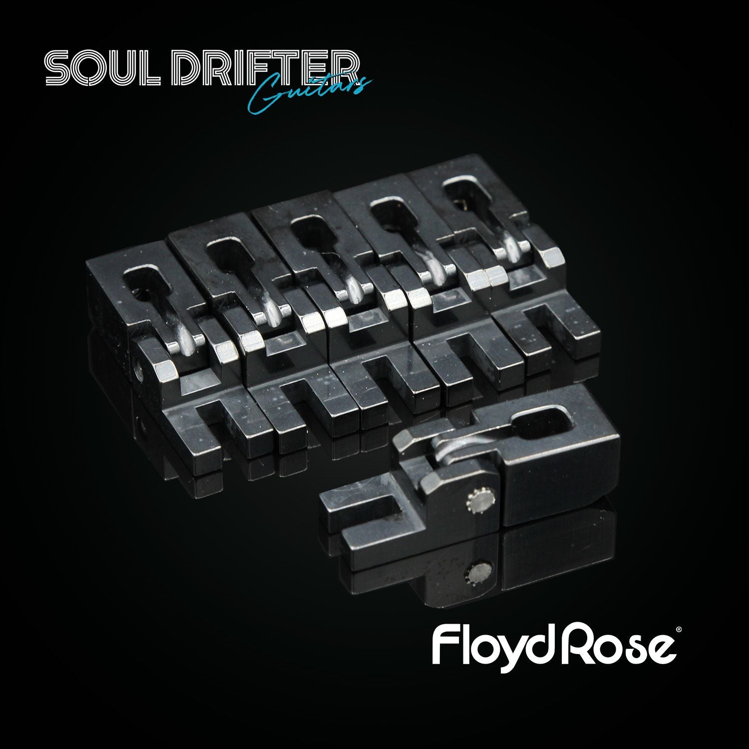 Floyd Rose Original Saddle Set (6) - Black
