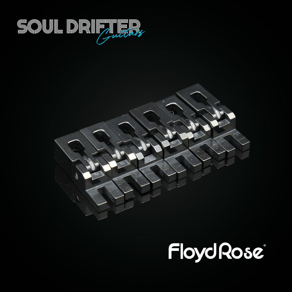 Floyd Rose Original Saddle Set (6) - Black