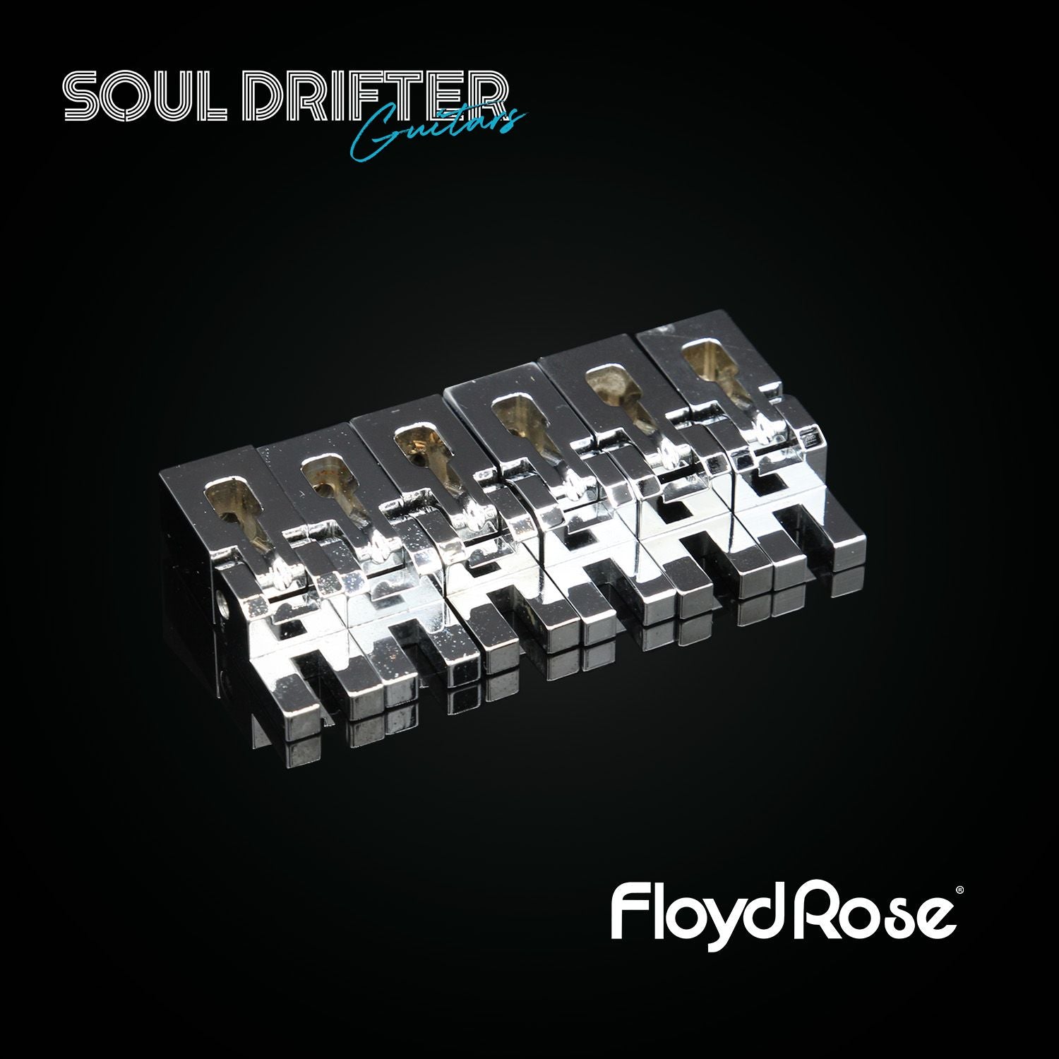 Floyd Rose Original Saddle Set (6) - Chrome