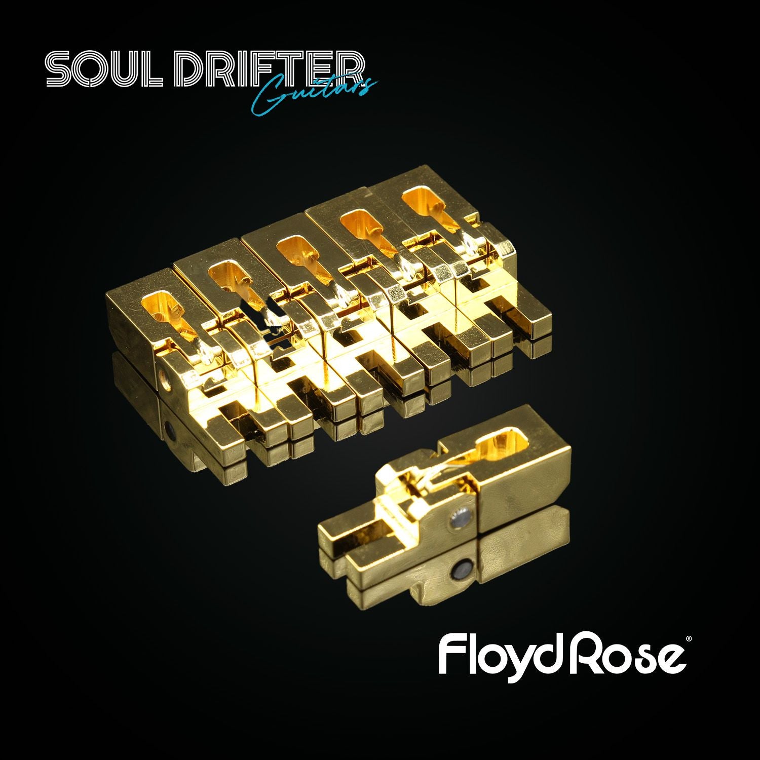 Floyd Rose Original Saddle Set (6) - Gold