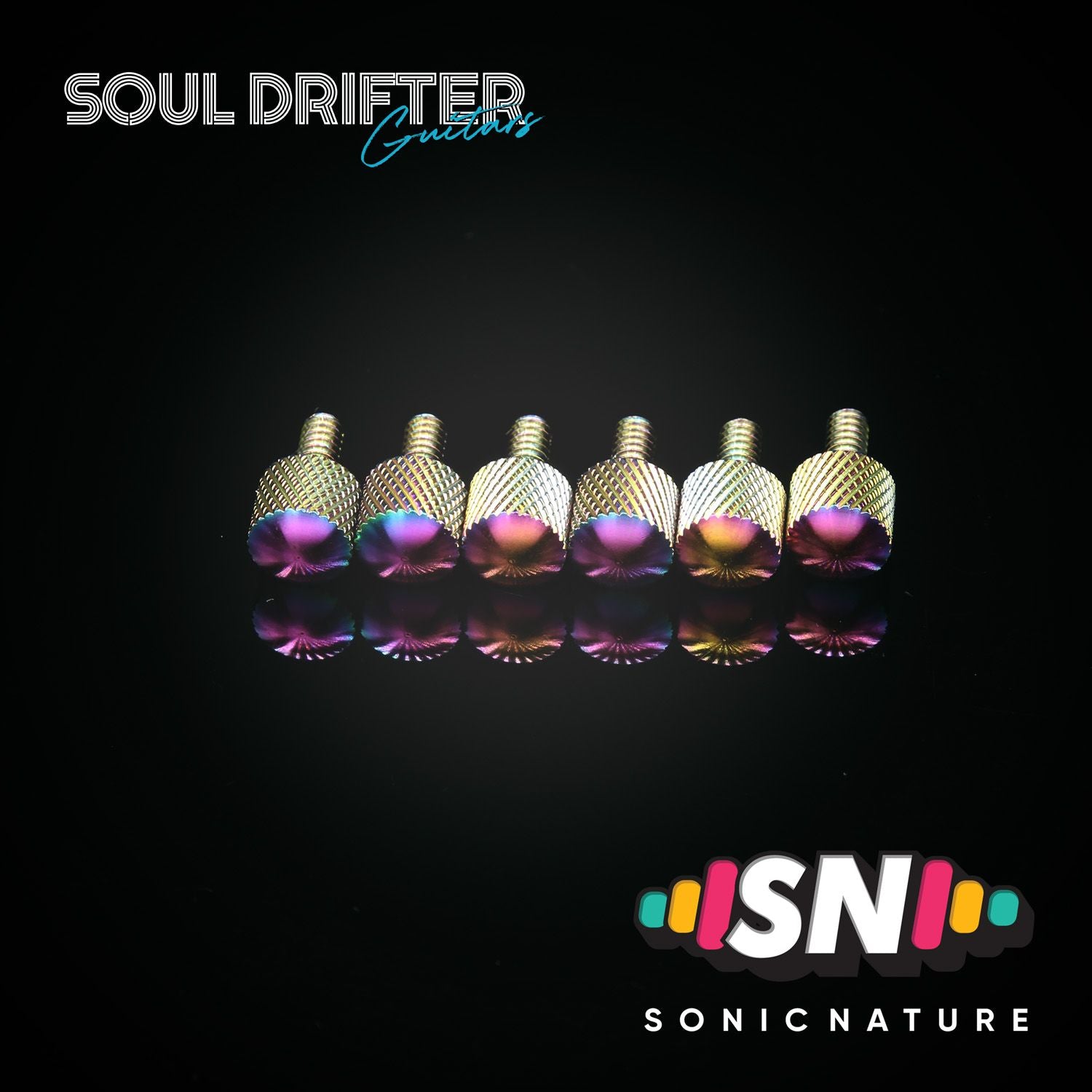 Sonic Nature GR5 Titanium Fine-Tuning Screws for Kahler - Rainbow