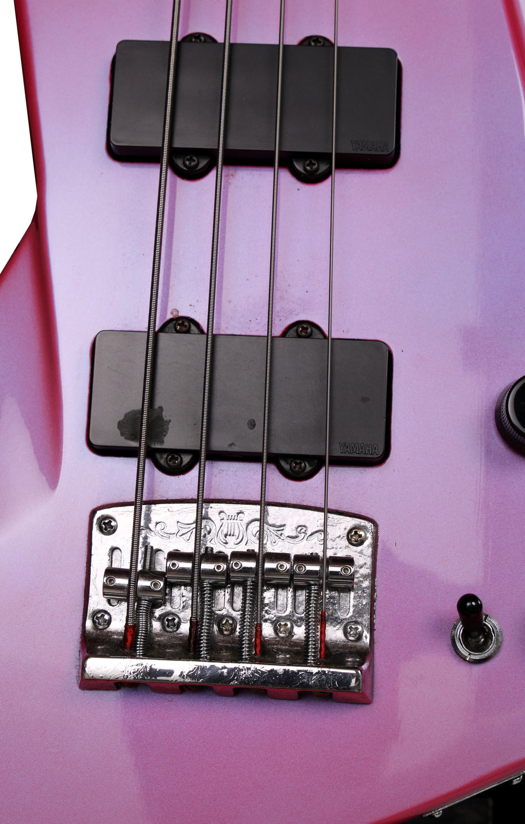 Yamaha EBX-1 Bass Guitar – Rare 1980s Metallic Pink